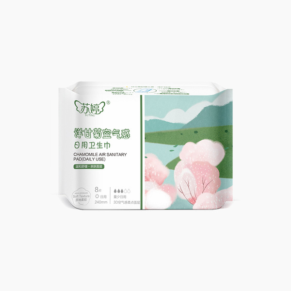 Su Ting Дневные гигиенические прокладки с ромашкой 240 мм * 8 штук