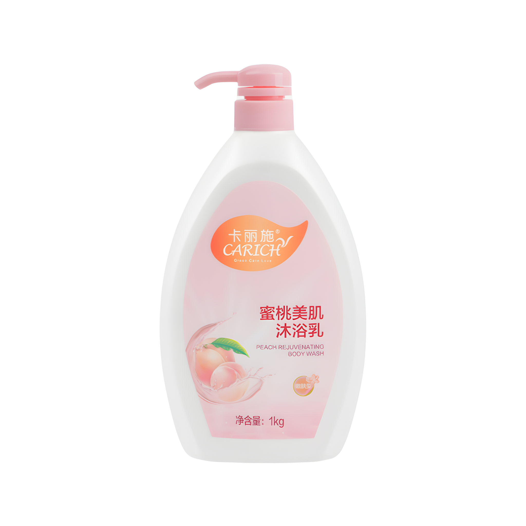 (Кол-во в коробке 20 шт) CARICH Гель для душа "Сочный персик"
