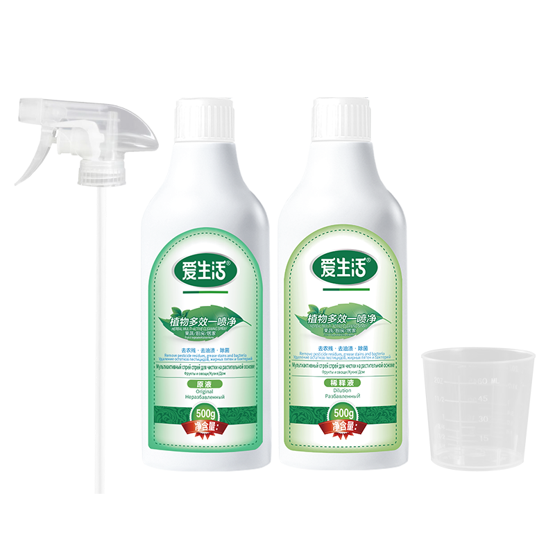 (Кол-во в коробке 10 шт) iLIFE Многофункциональный комбинированный набор чистящего спрея/ 500 г основной раствор + 500 г растворитель