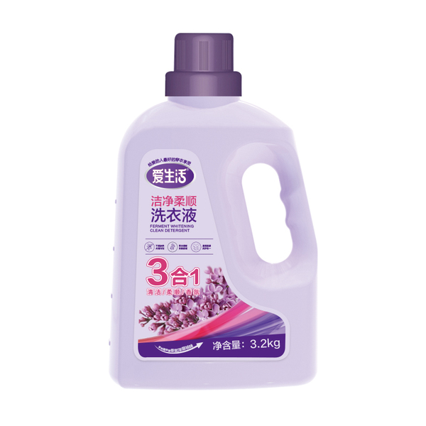 Кол-во в коробке 6 шт ) iLiFE Стиральный порошок, чистый и гладкий, 3,2 кг, аромат лаванды.