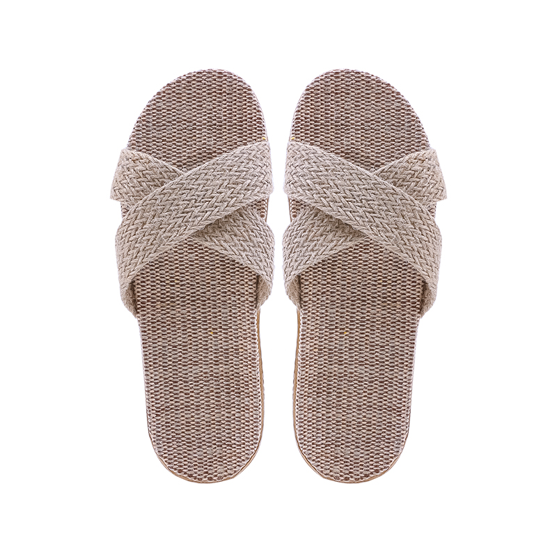 (Кол-во в коробке 100 шт) Kardli slippers（man) - Мужские тапочки летние (43-44; *290мм*), (Подошва-Резина / Верх-Текстильные материал),