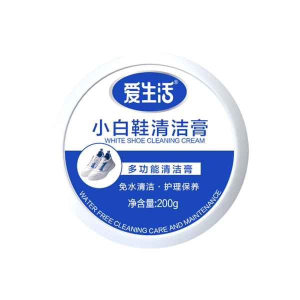 (Кол-во в коробке 20 шт) iLiFE Белый крем для чистки обуви/200г