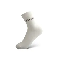 (Кол-во в коробке 100 шт) KARDLI Антибактериальные теплые длинные женские носки (белые)